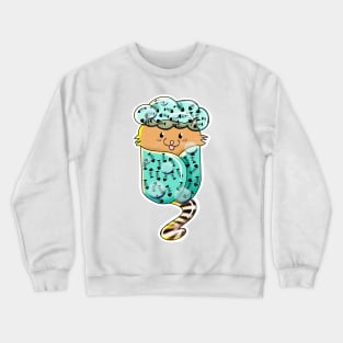 Cat bath time Crewneck Sweatshirt